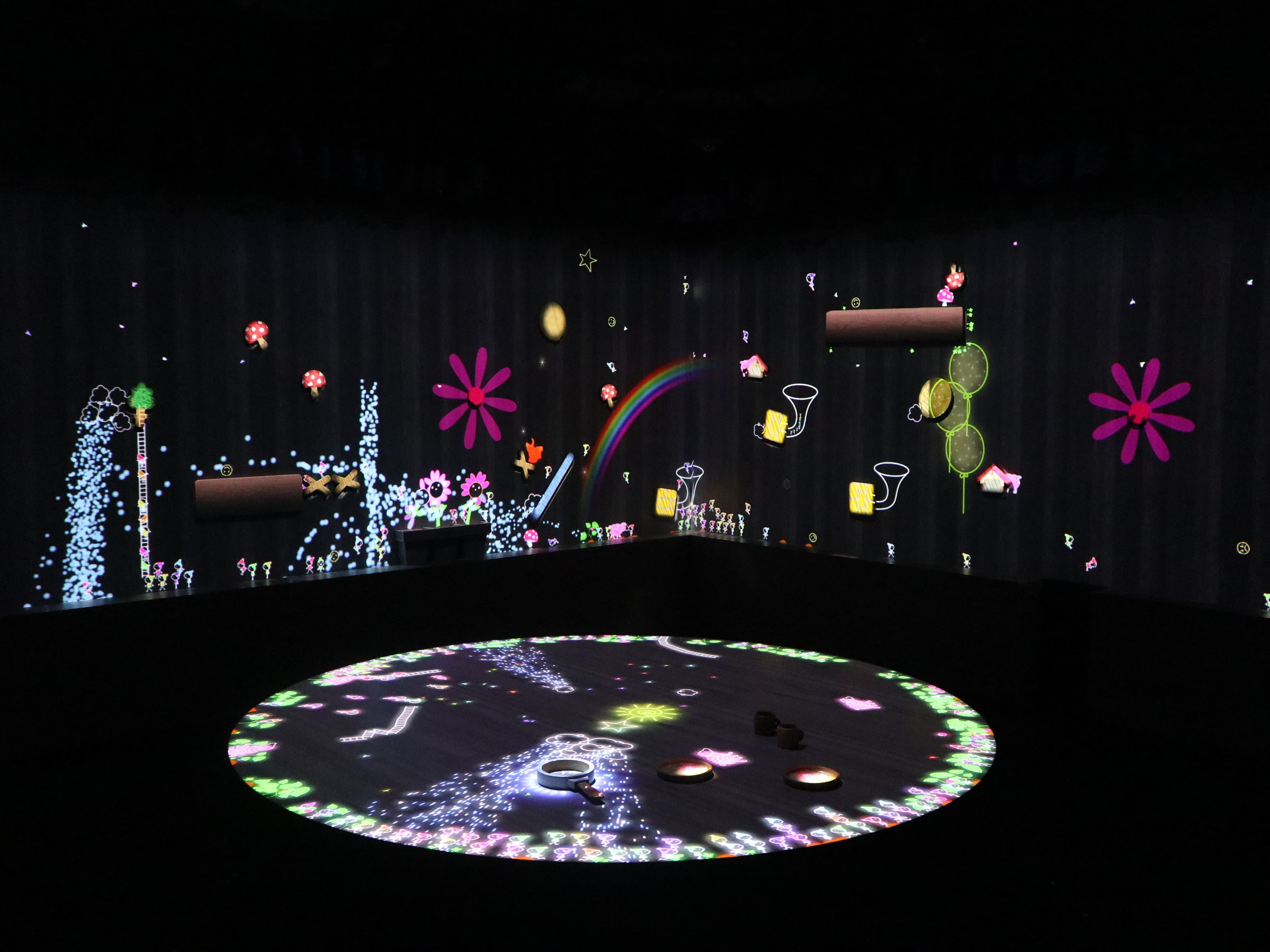 A Musical Wall where Little People Live
