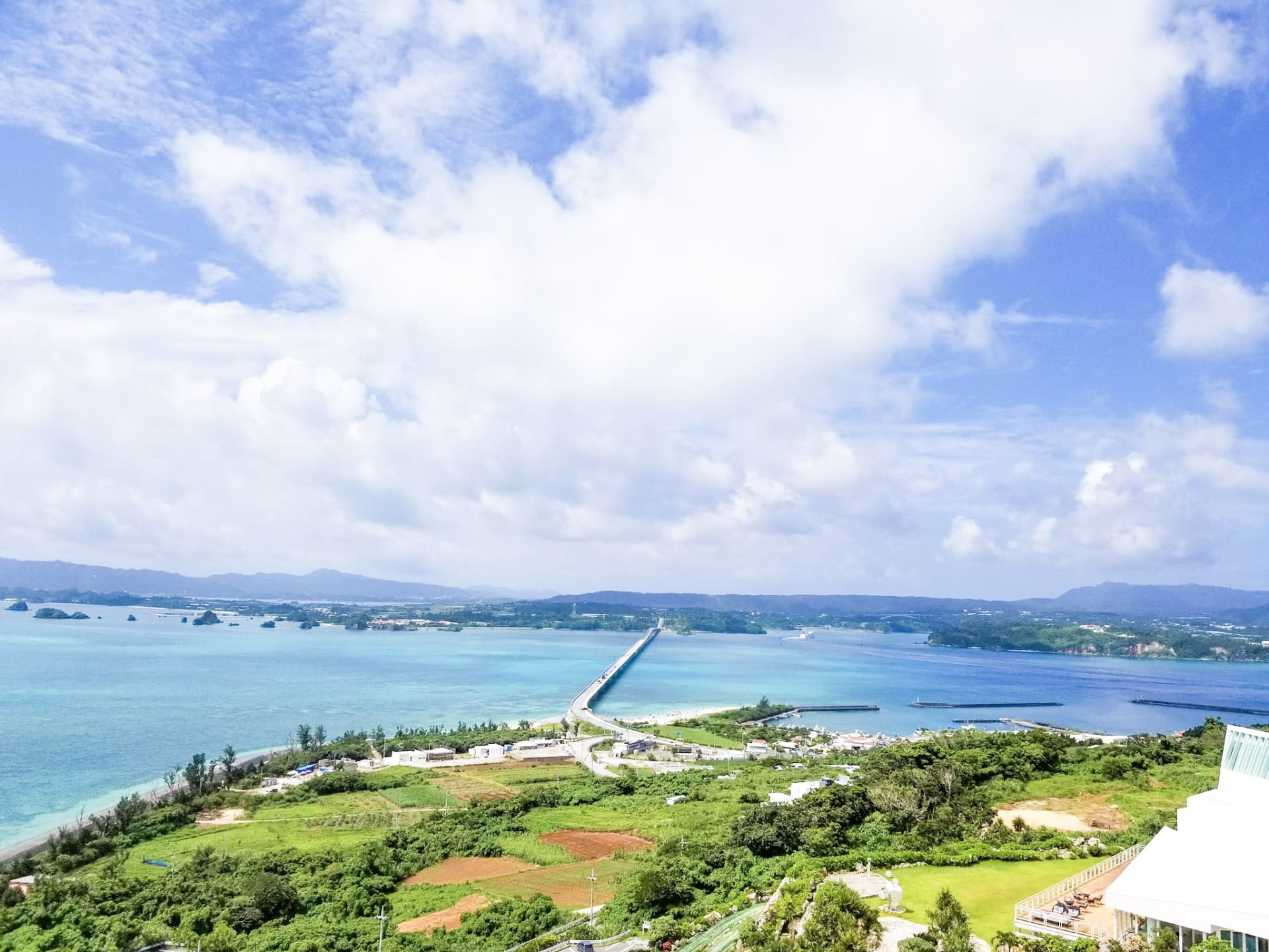 從古宇利海洋塔看出去的風景 (圖片取自Photo AC)