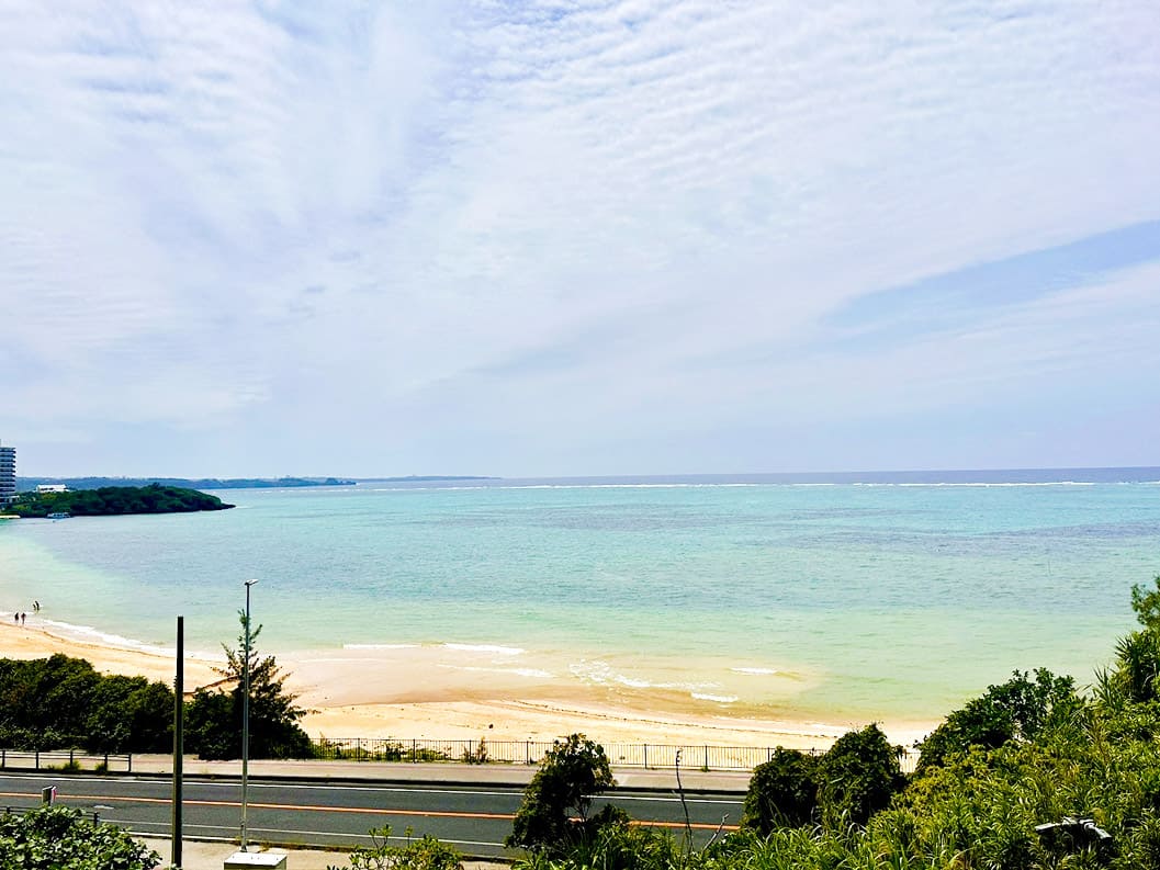 沖繩美麗的海景