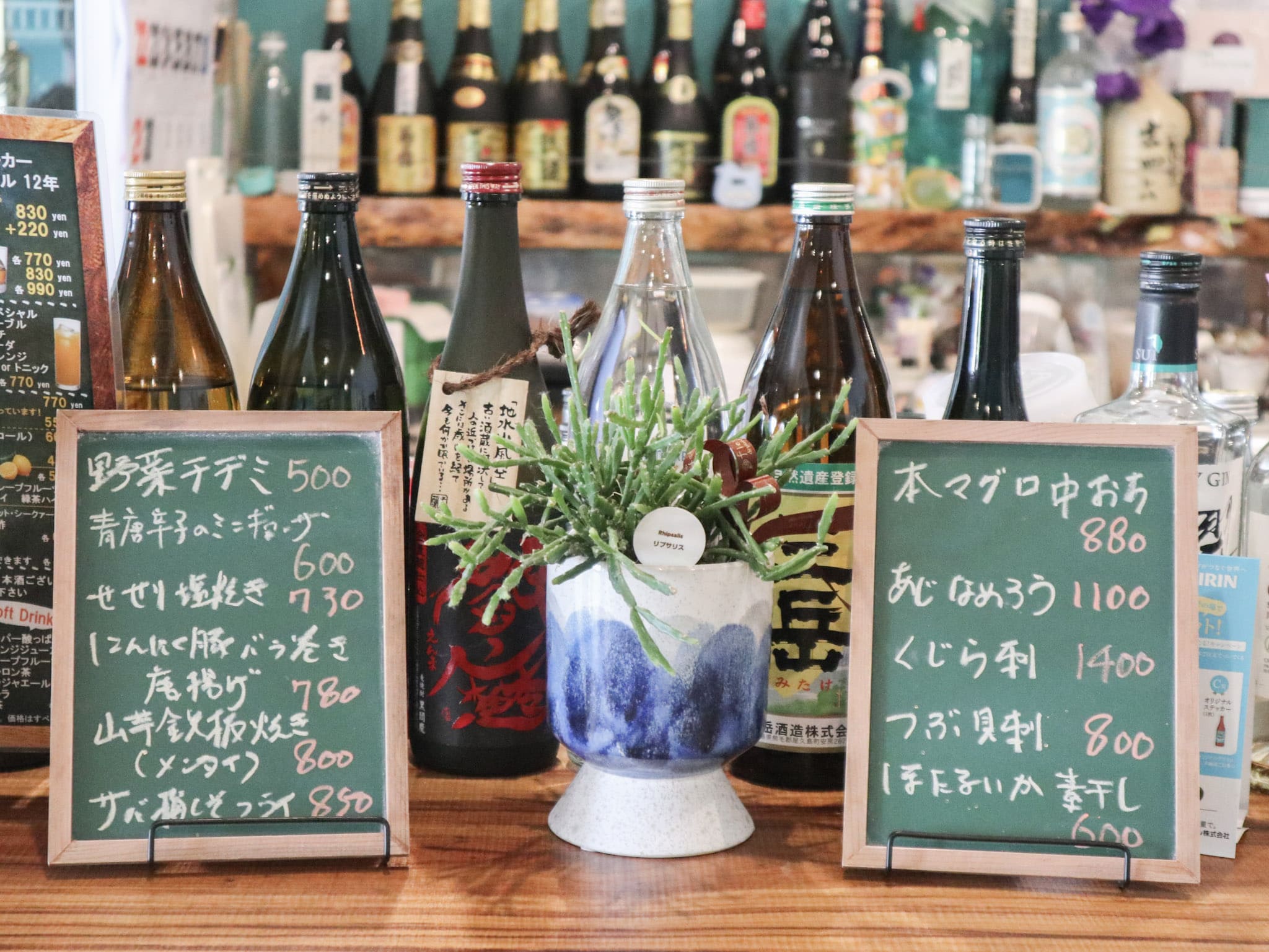 店長會依照季節和靈感「每週」變換小黑板上的菜單
