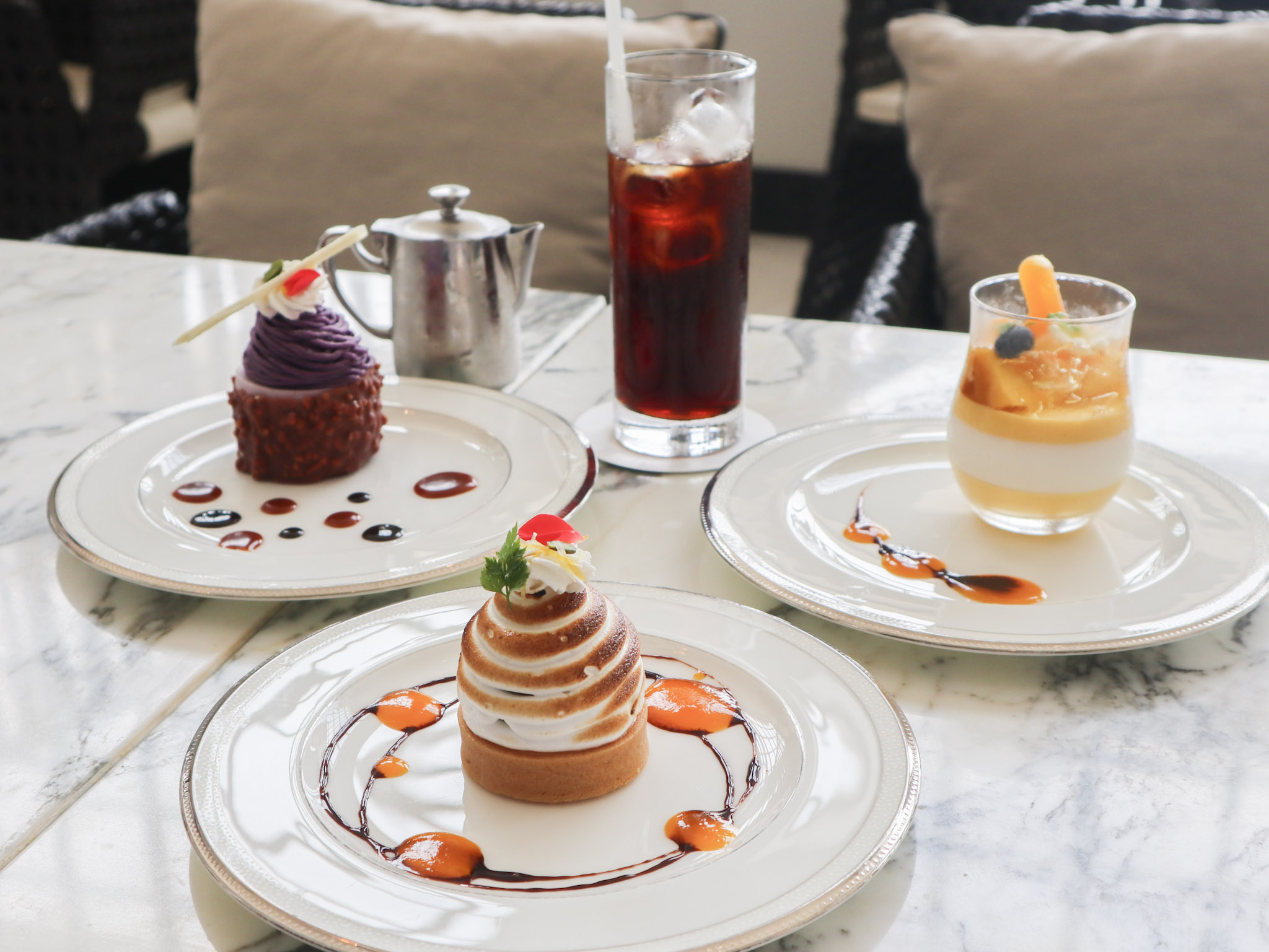 Tea Lounge的甜點，不只外觀讓人陶醉，連味道也是在水準之上