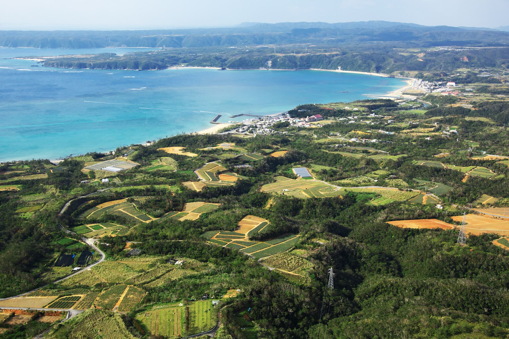 位於北部國頭半島東側的東村，景色十分壯麗